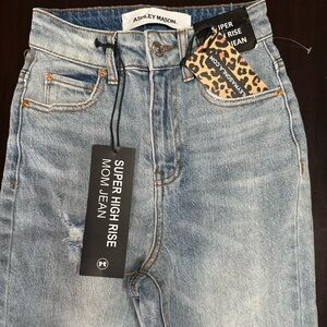 Ashley Mason Super High Rise Mom Jean Size 00